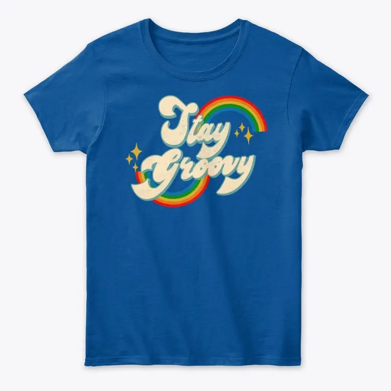 Stay Groovy Retro Women's Tee