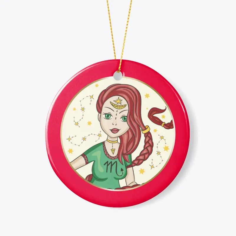 Scorpio Ceramic Ornament