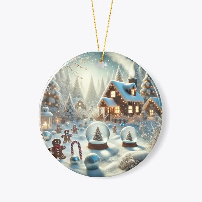 Winter Wonderland Ceramic Ornament